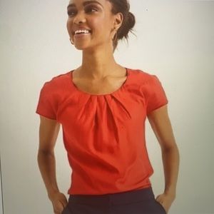 Boden Poinsettia Ravello Blouse